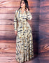 Modest Arabic Long Shirt With Full Sleeves Dress for Women